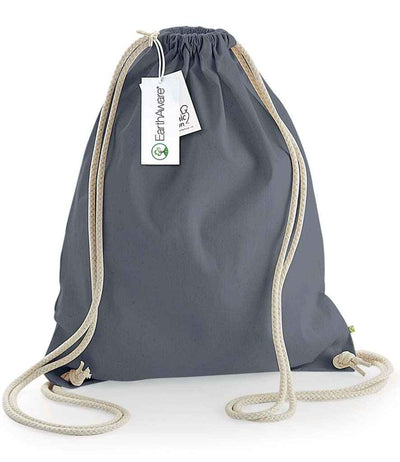 Westford Mill EarthAware® Organic Gymsac - Graphite Grey