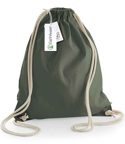 Westford Mill EarthAware® Organic Gymsac - Olive Green