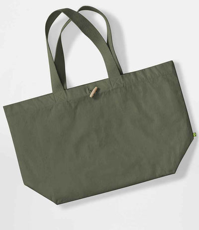 Westford Mill EarthAware® Organic Marina Tote XL Bag - Olive Green