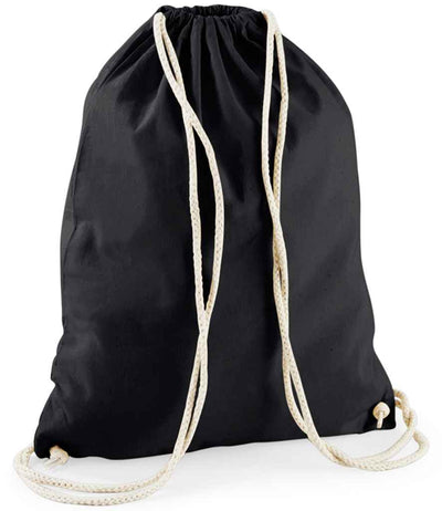 Westford Mill Recycled Cotton Gymsac - Black