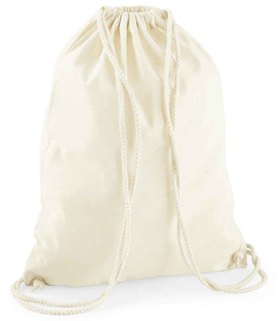 Westford Mill Recycled Cotton Gymsac - Natural