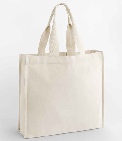 Westford Mill Chevron Handle Shopper - Natural