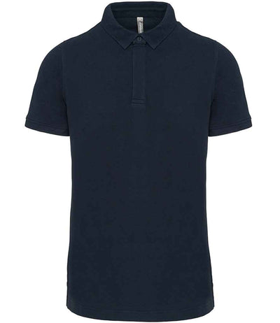 WK Designed to Work Stud Piqué Polo Shirt - Navy