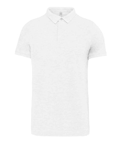 WK Designed to Work Stud Piqué Polo Shirt - White