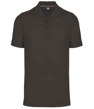 WK Designed to Work Anti-Bacterial Piqué Polo Shirt - Dark Grey