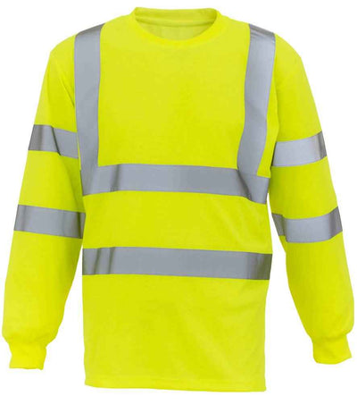 Yoko Hi-Vis Long Sleeve T-Shirt - Yellow