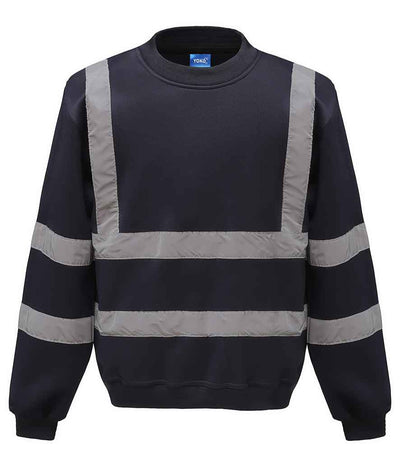 Yoko Hi-Vis Sweatshirt - Navy