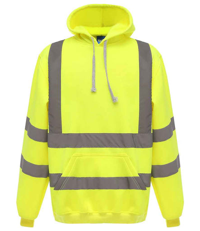Yoko Hi-Vis Pull Over Hoodie - Yellow