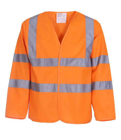 Yoko Hi-Vis Long Sleeve Jacket - Orange