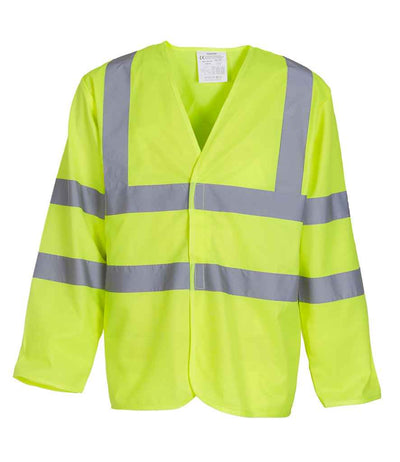 Yoko Hi-Vis Long Sleeve Jacket - Yellow