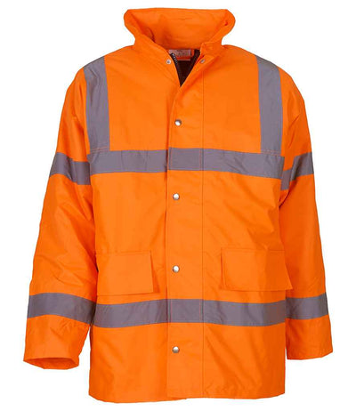 Yoko Hi-Vis Classic Motorway Jacket - Orange